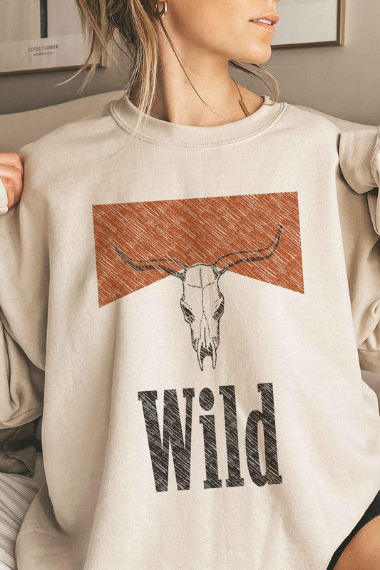 Wild Western Country Oversized Sweatshirt