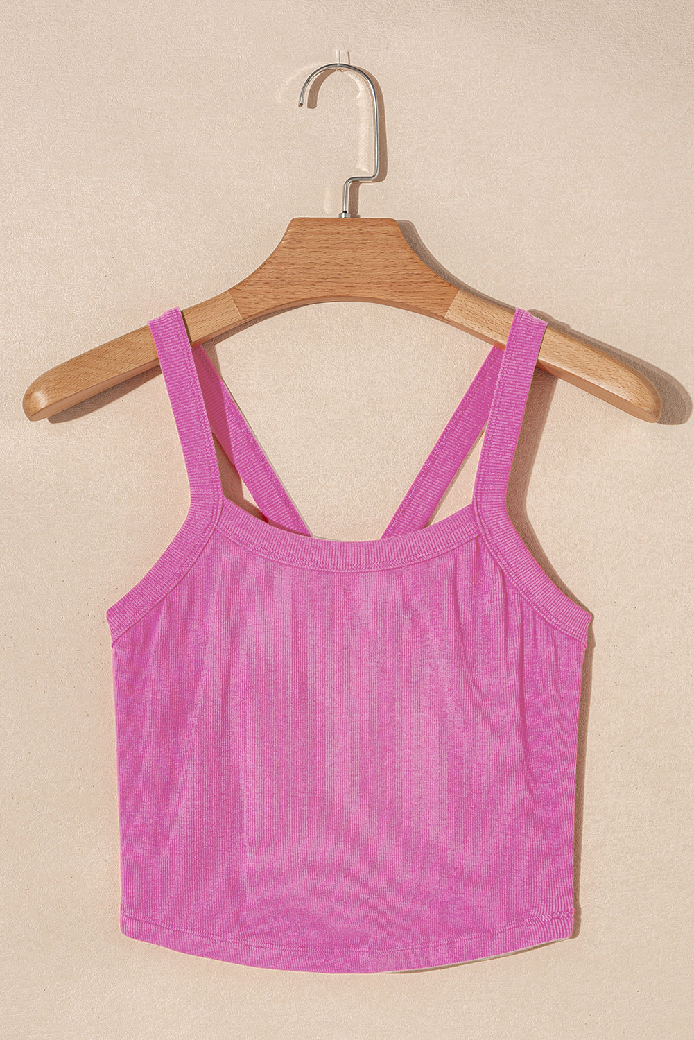 Ribbed Cropped Cami Top