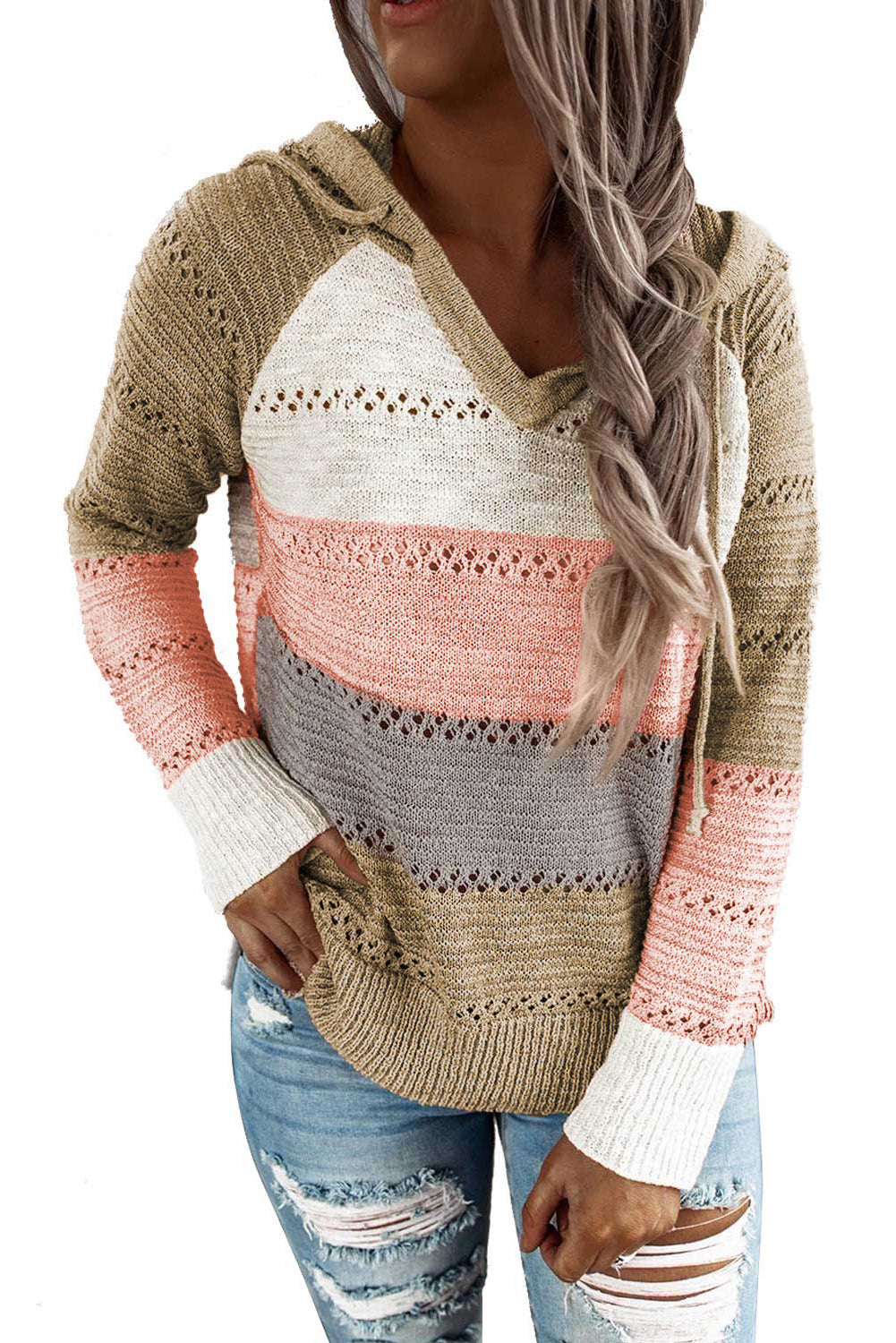 Beach Bonfire Knitted Hoodie