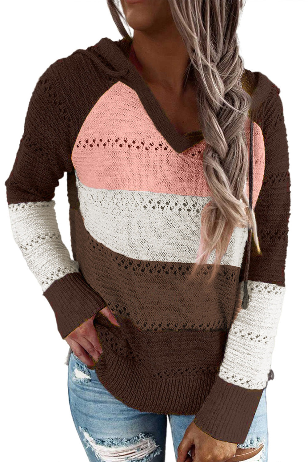 Beach Bonfire Knitted Hoodie