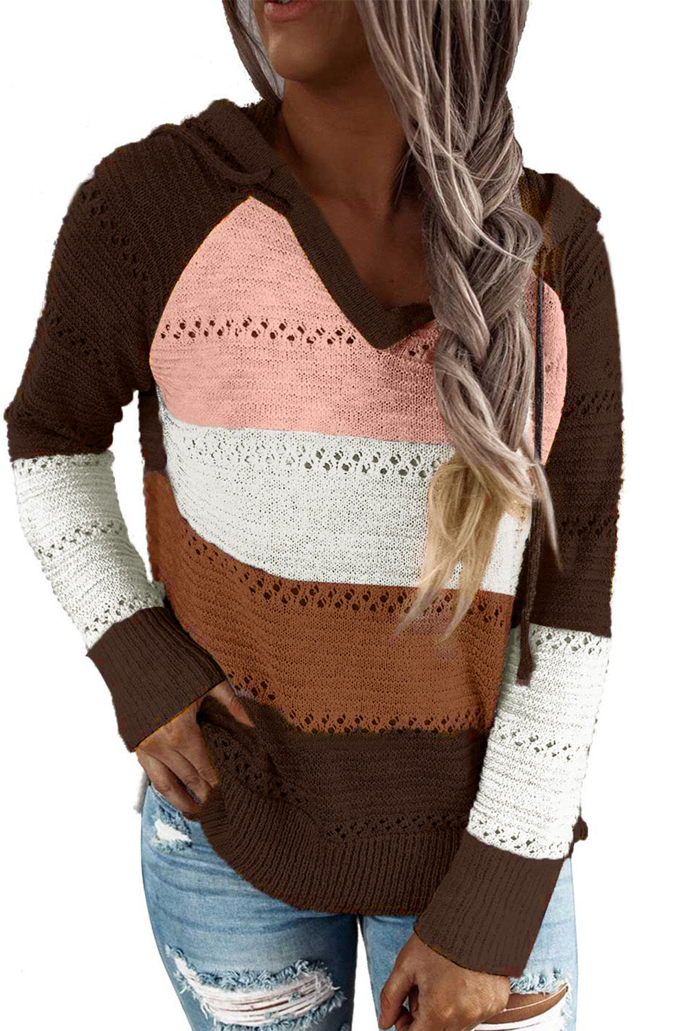 Beach Bonfire Knitted Hoodie